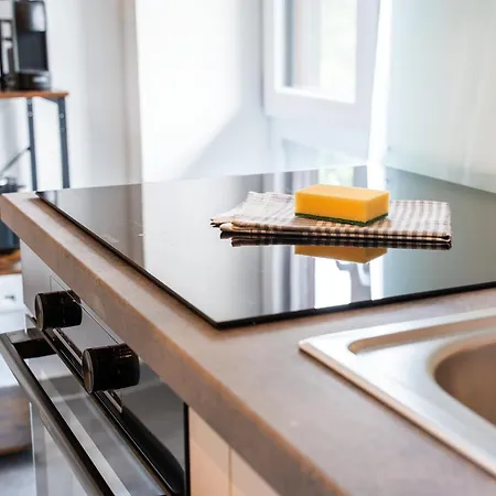 Mit Arbeitsplatz, Parkplatz & Terrasse - Fuer 4 Apartament